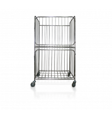 ТЕЛЕЖКА СЕТЧАТАЯ ДЛЯ БЕЛЬЯ (СТЕЛЛАЖ-КОНТЕЙНЕР НА КОЛЕСАХ) ТСП-600